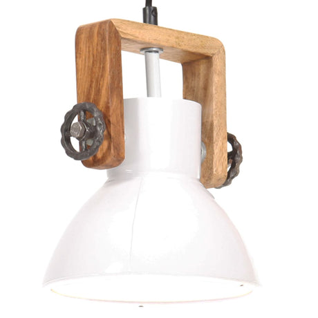 Vidaxx Hängelampe Industrie rund 25 W E27 19 cm weiß