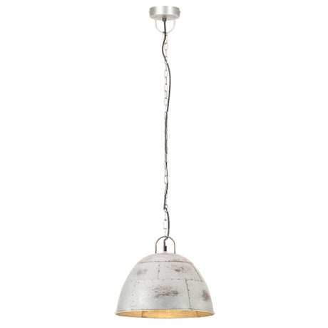 VidaXL Hängelampe Industrial Vintage rund 25 W E27 31 cm silberfarben