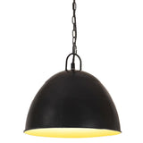 Vidaxx Hängelampe Industrial Vintage rund 25 W E27 31 cm schwarz