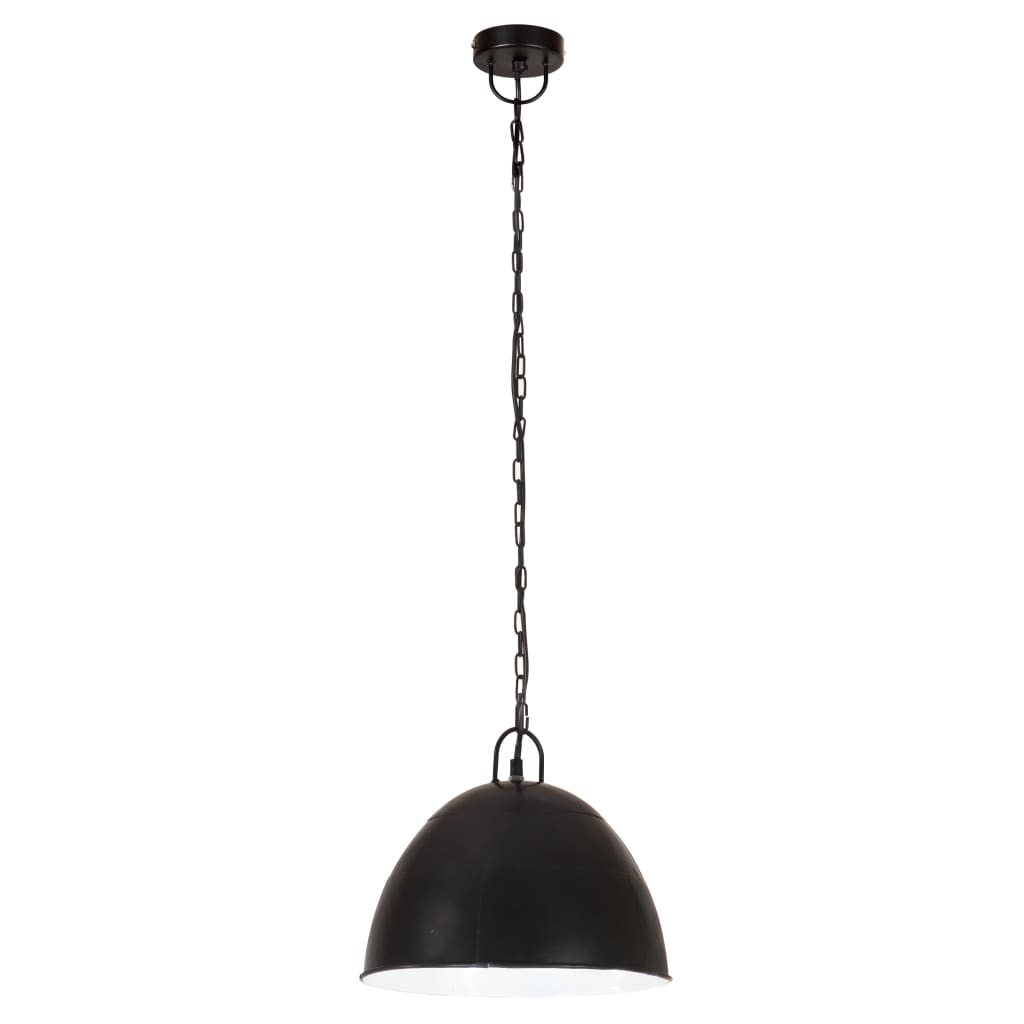 Vidaxx Hängelampe Industrial Vintage rund 25 W E27 31 cm schwarz