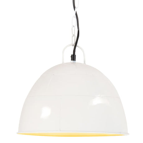 VidaXL Hängelampe Industrial Vintage rund 25 W E27 31 cm weiß