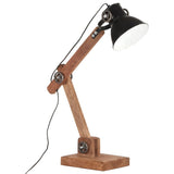 VidaXL Schreibtischlampe Industrie rund E27 58x18x90 cm schwarz