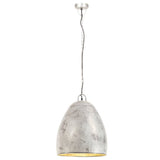 Vidaxx Hängelampe Industrie rund 25 W E27 42 cm silberfarben