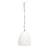 Vidaxl Hanging Lamp Industrial um 25 W e27 42 cm Weiß