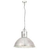 VidaXL Hängelampe rund 25 W E27 48 cm Silber