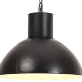 VidaXL Hängelampe rund 25 W E27 48 cm schwarz