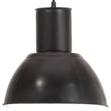 VidaXL Hängelampe rund 25 W E27 28,5 cm schwarz
