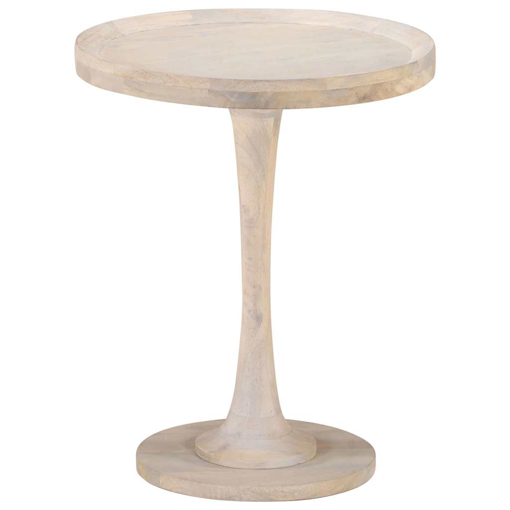 Vidaxl bijzettafel ø60x75 cm massief mangohout