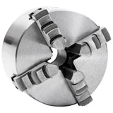 VIDAXL -Klauenplatte mit 4 Becken selbst -Zentrieren von 100 mm Stahl