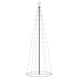 Vidaxl KegelKERSTBOOM 100 warm -weiße LEDs 70x180 cm