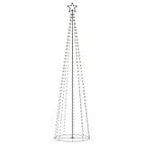 Vidaxl KegelKERSTBOOM 400 Warm -White LEDs 100x360 cm
