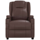 Vidaxl massagestoel kunstleer bruin