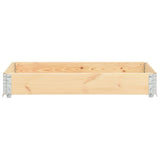 Vidaxx erhöhter Pflanzkasten 50x150 cm aus massivem Kiefernholz
