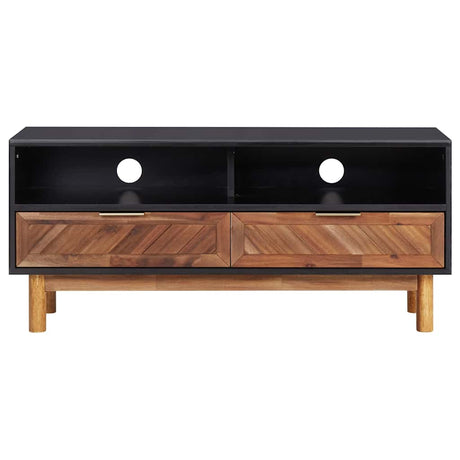 Vidaxl tv-meubel 100x35x45 cm massief acaciahout en mdf