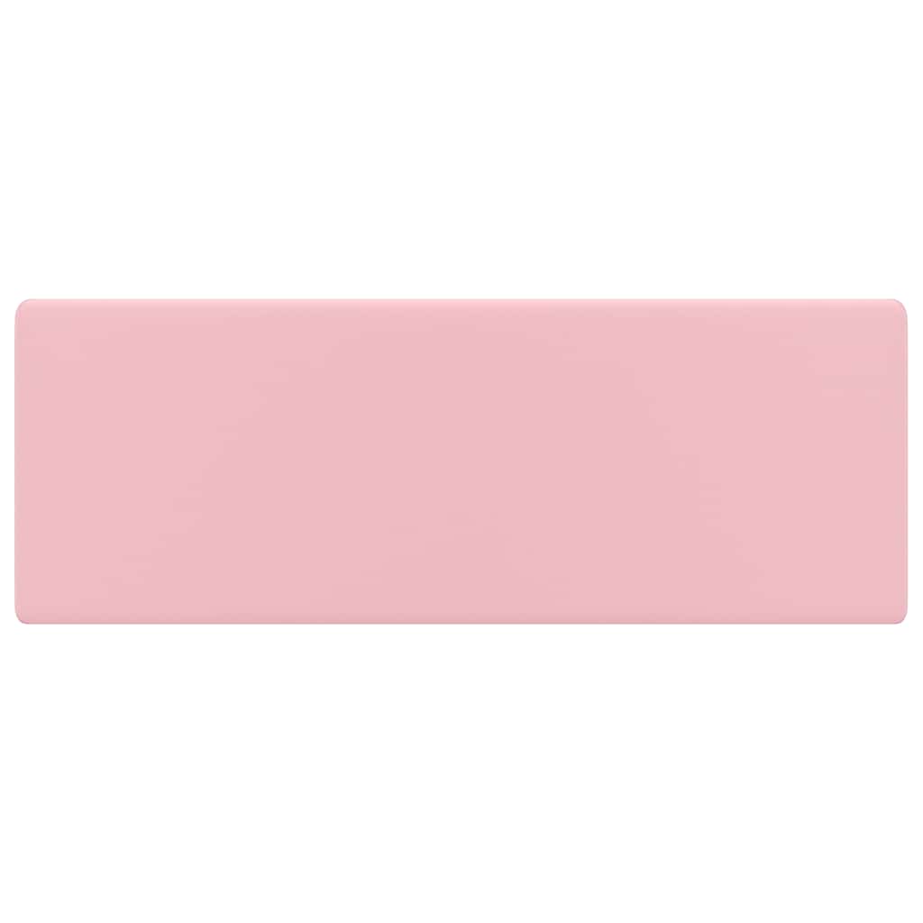 VIDAXL WASHBAIN mit Landesquadrat 41 x 41 cm Keramik Sole Pink