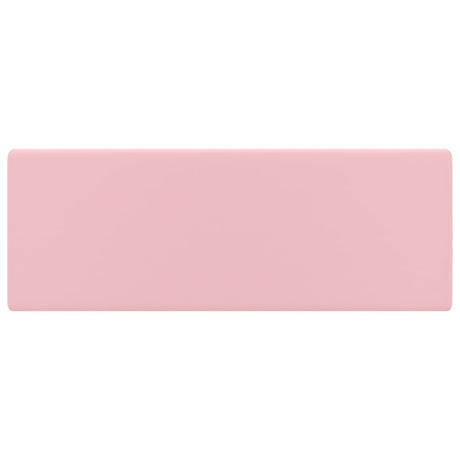 VIDAXL WASHBAIN mit Landesquadrat 41 x 41 cm Keramik Sole Pink