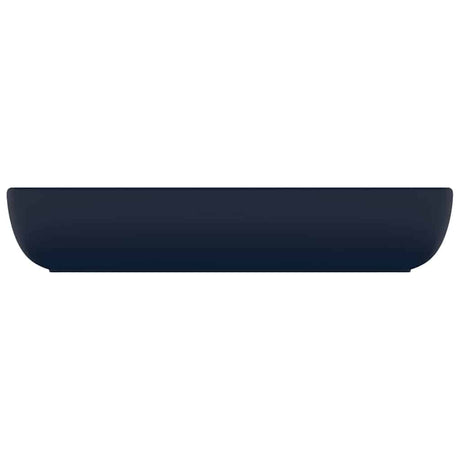 VIDAXL WASHBAIN RETTANGULAR 71 x 38 cm Keramikmatte dunkelblau