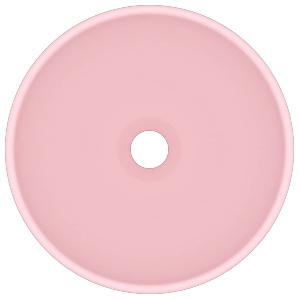 VIDAXL WASHBAIN RUND 32,5 x 14 cm Keramikmatpown