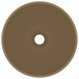 Vidaxl -Waschbecken um 32,5 x 14 cm Keramikmattencreme