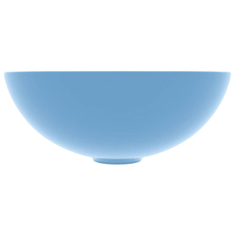Vidaxl Washbeasin rund Keramikhellblau