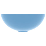 Vidaxl Washbeasin rund Keramikhellblau
