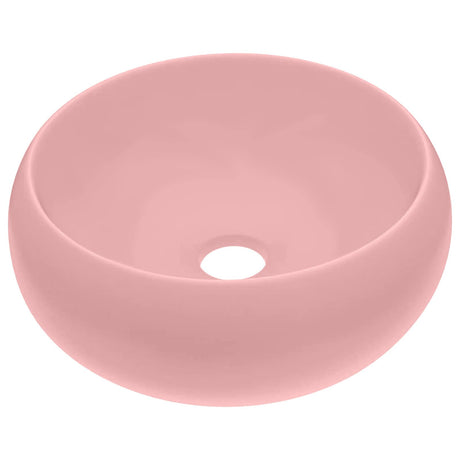 VIDAXL WASHBAIN RUND 40X15 CM Keramikmatpown