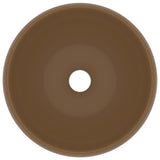 Vidaxl -Waschbecken um 40 x 15 cm Keramikmatcream