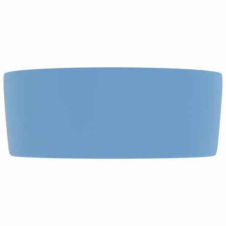 Vidaxl Washbeasin rund 40x15 cm Keramik Matt hellblau