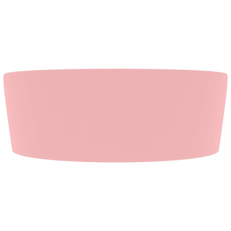 VIDAXL WASHBAIN mit Landung 36x13 cm Keramik Sole Pink
