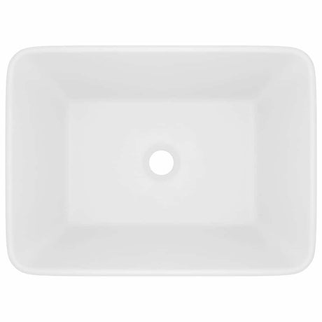 VIDAXL WASHBAIN 41X30X12 CM Keramikmatte Weiß
