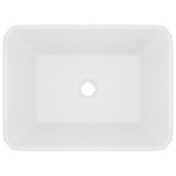 VIDAXL WASHBAIN 41X30X12 CM Keramikmatte Weiß