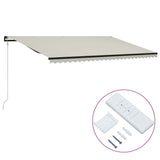 Vidaxl Luifel erweitert automatisch 600x300 cm Creme