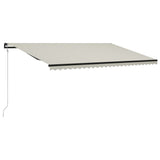 Vidaxl Luifel erweitert automatisch 600x300 cm Creme