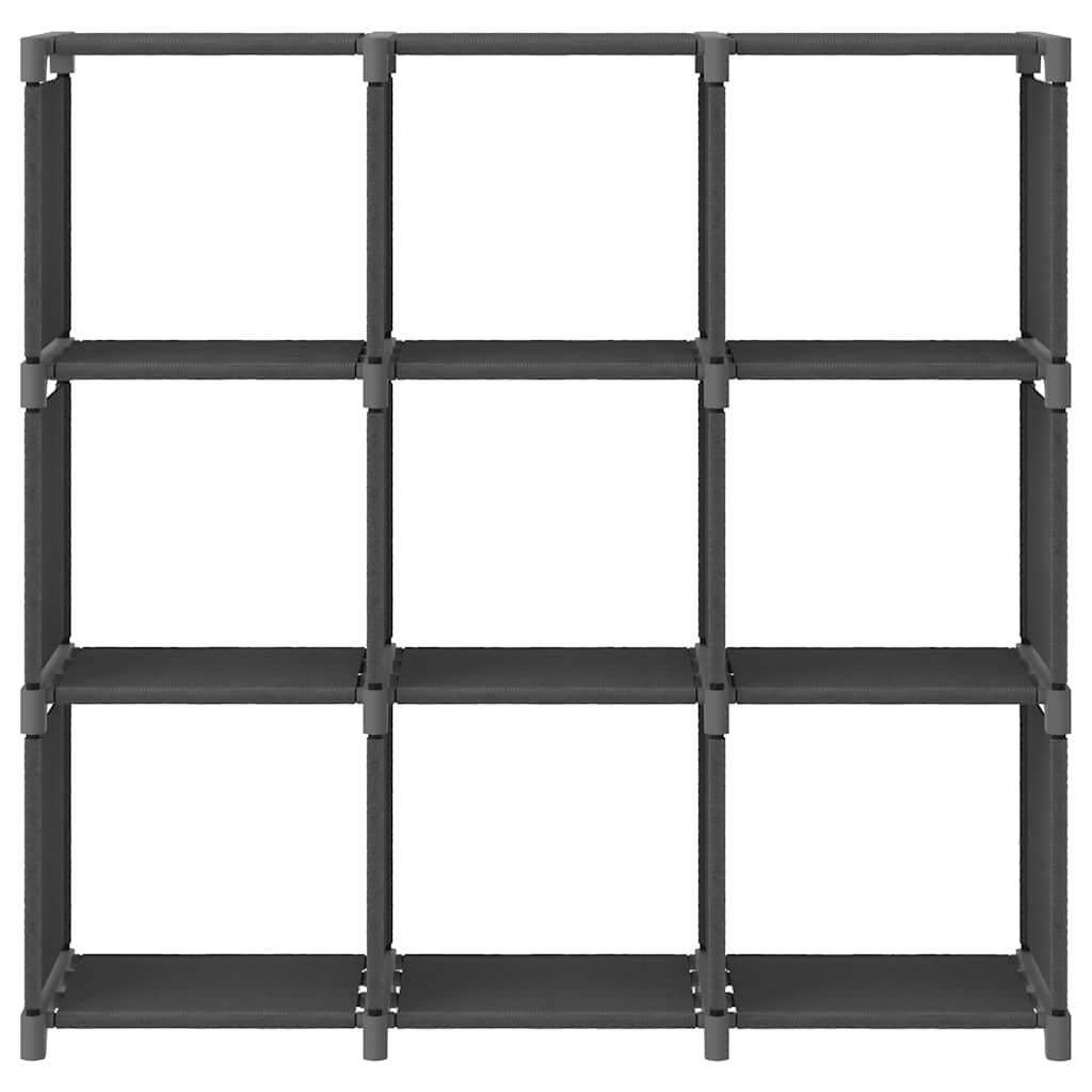 Vidaxl kast met 9 vakken 103x30x107,5 cm stof grijs