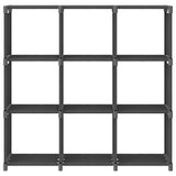Vidaxl kast met 9 vakken 103x30x107,5 cm stof grijs