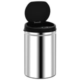 Vidaxl -Müll mit automatischer Sensor 30 l Edelstahl