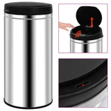 Vidaxl -Mülleimer mit automatischer Sensor 70 L Edelstahl