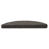 Vidaxl -Treppenmatten Selbstadhäsiv 15 Teile 56x17x3 cm Anthrazithemisphäre