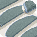 Vidaxx Stufenmatten 15 St. 65x24x4 cm seeblau halbrund groß