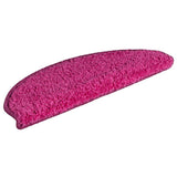 Vidaxl -Treppenmatten 15 ST 65x21x4 cm Pink