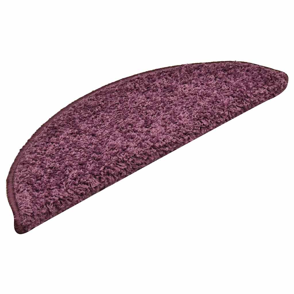 VidaXL Stufenmatten 15 Stück 56x17x3 cm dunkelviolett