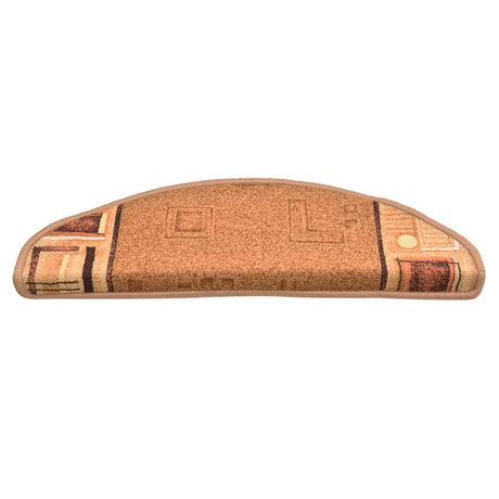 Vidaxl Treppenmatten Selbstadhäsiv 15 ST 65x21x4 cm Beige