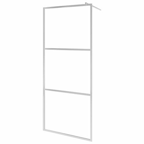 Vidaxl begehete Duschwand transparent 90x195 cm ESG Glas