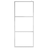 Vidaxl begehete Duschwand transparent 100x195 cm ESG Glas