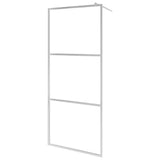 Vidaxx begehbare Duschabtrennung halbmatt 90x195 cm ESG-Glas