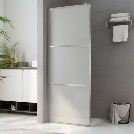 Vidaxl begehete Duschwandmatte 80x195 cm ESG Glas
