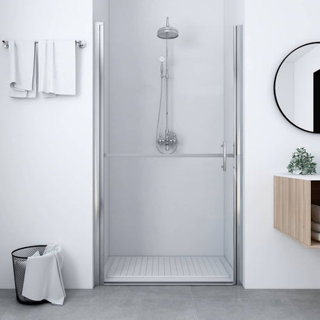VIDAXL -Duschtür 91x195 cm gehärtetes Glas