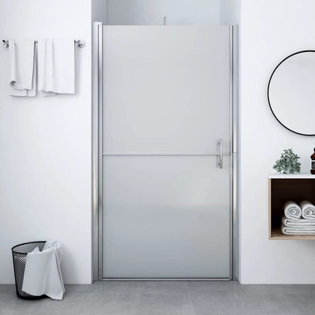 Vidaxx matte Duschtür 91x195 cm aus gehärtetem Glas