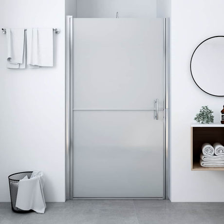 Vidaxx matte Duschtür 100x178 cm aus gehärtetem Glas