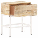 Vidaxl nachtkastje 40x30x50 cm massief mangohout